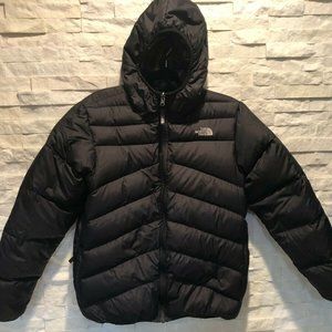 NORTH FACE Reversible Hooded Down Puffer Jacket XL